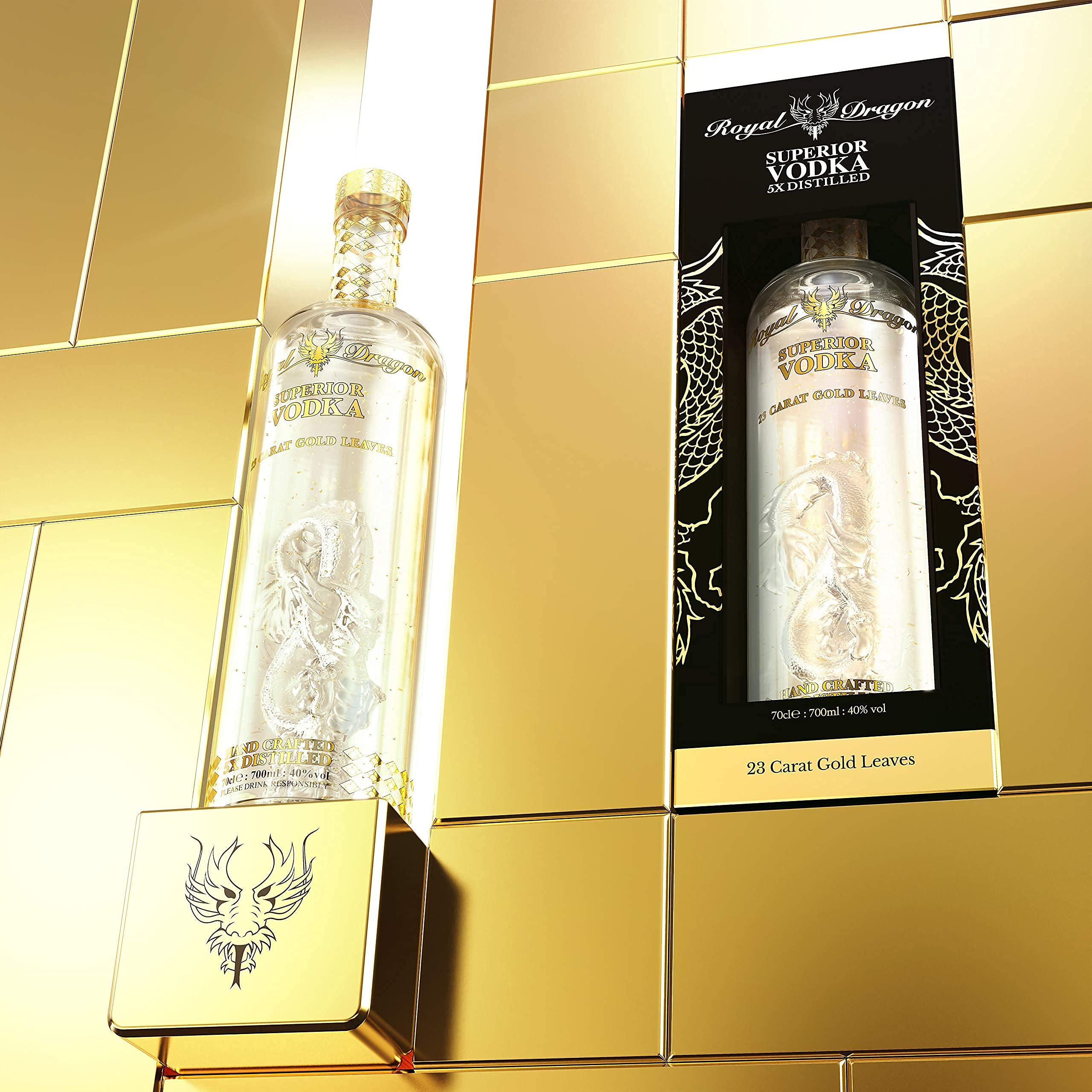 Royal Dragon Ultra Premium Vodka, 40 Percent Vol 70 cl (0.7 Litre